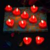 Heart Shaped Tea Light Candles