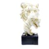 Lion and Cub Showpiece - White