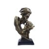 Polyresin Mother and Son Love is a beautiful home decor piece that depicts the bond between a mother and her son. The statue is made of polyresin, a sturdy and durable material that is perfect for home decor. It is hand-painted with great attention to detail, making it a unique and meaningful addition to any room in your home. The statue features a mother holding her son in a loving embrace. The mother's face is full of love and tenderness, while her son's face is content and peaceful. The statue is designed to be a reminder of the powerful and unbreakable bond between a mother and her son.