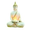 Buddha with Tea Light - White