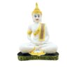 Buddha with Tea Light - White