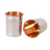 Copper Glasses - Set of 2 Silver Polished