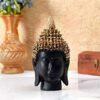 Head Buddha - Golden Black