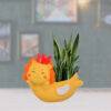 Yellow Mermaid Planter