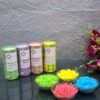 Eco Holi Hamper: Colors & Kesar Kaju Katli