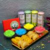 Organic Holi Hamper: Colors and Sweets with a Twist