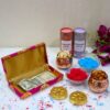 Dry Fruit Handi + Cash Box Hamper