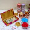 Dry Fruit Handi + Cash Box Hamper