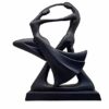 Dancing Couple Statue - Black