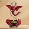 Tea Light Ganesh - Red