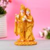 Radha Krishna Idol - Gold