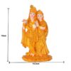 Radha Krishna Idol - Gold