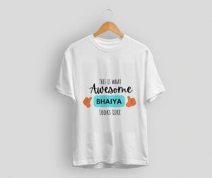 Awesome Bhaiya Bhabhi T shirts for Rakshabandhan