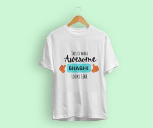 Awesome Bhaiya Bhabhi T shirts for Rakshabandhan