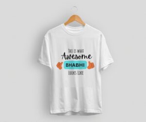 Awesome Bhaiya Bhabhi T shirts for Rakshabandhan