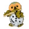 JAIPUR ACE Marble Owl Showpiece/Figurines/Statues for Good Luck | Playing Musical Instruments for Home & Office Decor | Decorative & Gifting Items (Set of 4 Owl Set), Multicolor