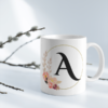 A Letter Printed Mug