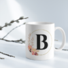 B Letter Printed Mug