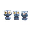 Marble Owl Showpiece - Set of 3