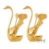 Swan Tissue Holder - Golden Set of 2