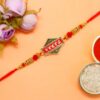 Veera Carved Metal Premium Rakhi