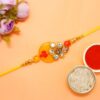 Resin Floweret Rakhi - Orange