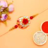 Rose Coronet Resin Premium Rakhi