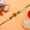 Sun Floret Premium Metal Rakhi