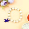 Toon Glove Charm White Kids Bracelet