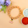 Cherry Charm Clay Orange Bracelet Kids Rakhi