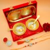 Tassel Rakhi with Bowl Set Combo