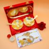 Blossoming Couple Rakhi + Bowl Set Combo