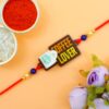 Coffee Lover Engraved Kids Rakhi