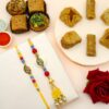 Kesar Yellow Couple Pair & Baklava Sweet Combo